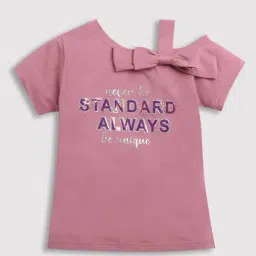 Tiny Girl Onion Pink Knittend Cotton Top-image-90