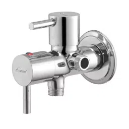 Aquieen Silver Chrome Finish Wall Mount 2 Way Angle Cock with Wall Flange, AQN 460-picture-14