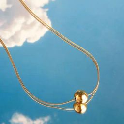 Prita by Priyaasi Gold Chain Necklace-picture-36