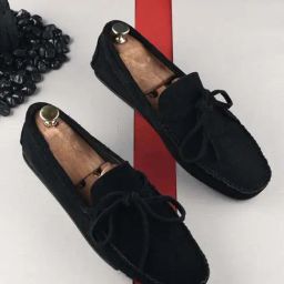 Griffin Men's Black Boat Shoes-image-95