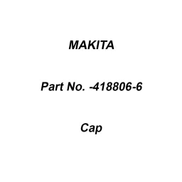 Makita Cap Suitable for JR3050T, Part No 418806-6-picture-17