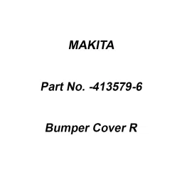 Makita Bumper Cover R Suitable for DRC300, Part No 413579-6-picture-30