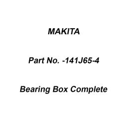 Makita Bearing Box Complete Suitable for TD002G, Part No 141J65-4-image-54