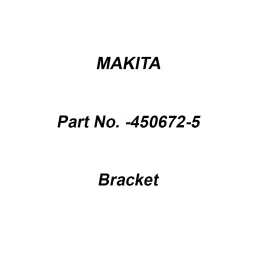 Makita Bracket Suitable for BO5030, Part No 450672-5-48