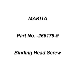 Makita Binding Head Screw Size M6, Part No 266179-9-picture-12