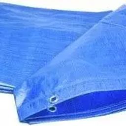 Trupack 3.66 x 5.49 m (12x18 Ft) Tarpaulin Virgin UV Treated 120 GSM Blue Waterproof Plastic Sheet-3