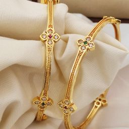 Ak Brass American Diamond Bangle-26