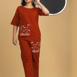 Naida Women Rust Co-Ords-image-87