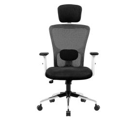Kepler Brooks Office Chair High Back Breathable Mesh Zeus White Black HB-image-57
