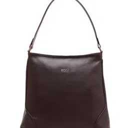 Tohl Rp1 Alexa Brown Solid Leather Hobo Bag-48