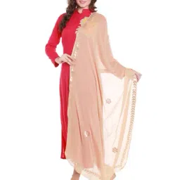 Dupatta Bazaar Beige Dupatta-82