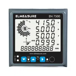 Elmeasure High Profile MFM Demand Monitor with Accuracy Class 1 and RS485 Communication Port, EN7500P110I0-28