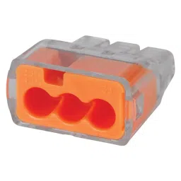 IDEAL TERMINAL, WIRE SPLICE, ORG, PUSH IN, 30-1033J (Pack of 250)-15