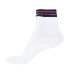 Jockey 7002 White Compact Stretch Cotton Ankle Length Socks with Stay Fresh Treatment-image-12