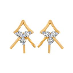 P.C. Chandra Jewellers 18 kt Gold & Diamond Earrings-picture-10