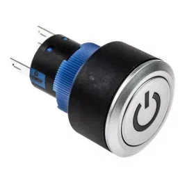 RS PRO Illuminated Push Button Switch Panel Mount 22.2 mm Cutout SPDT Green LED 250 V AC, 1758964-image-61