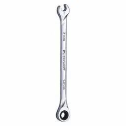 Westward Ratcheting Wrench Alloy Steel Chrome Head Size 7 mm Overall Length 5 1/2 inch, 54PN88-image-88