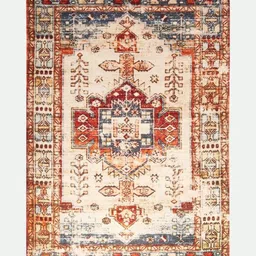 Art Avenue Red Ethnic Motifs Cotton Carpet-image-10