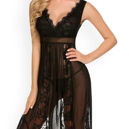XPIOX Net Baby Doll with High-Low image 3