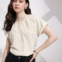 encore by INVICTUS Extended Sleeves Top-image-65