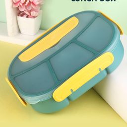 Multi Section Plastic Lunch Box 1750 ml- Light Blue-10