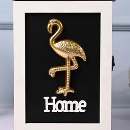 Voncasa Gold, Black & White Rectangular Wooden Key Box-picture-8
