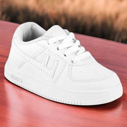 Lil Lollipop Solid Shoes - White-image-18