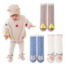 Bembika Cotton Pack Of 3 Strawberry & Cartoon Applique Detailed Stretchable Socks Set - Multi Colour-image-26