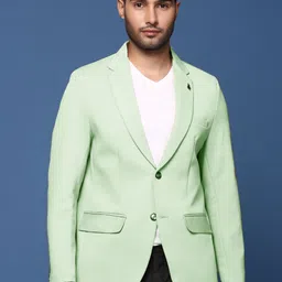 SHOWOFF Cotton Singel-Breasted Blazer-image-20