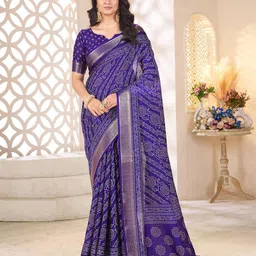 J 6 DESIGNER Bandhani Printed Bandhani Saree-picture-31