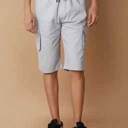 V-Mart Men Mid-Rise Cargo Shorts-image-95
