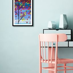 999Store Multicoloured Botanical Wall Painting-image-94