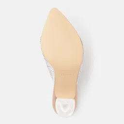 AXIUM Embellished Party Block Sandals image 3