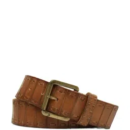 Art N Vintage Tan Leather Waist Belt For Men-picture-40