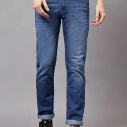 Cantabil Blue Regular Fit Jeans-image-88