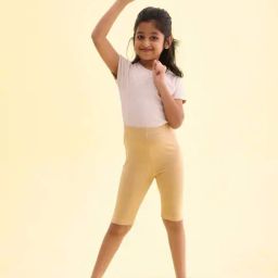 Go Colors! Kids Light Wheat Cotton Slim Fit Short-picture-24