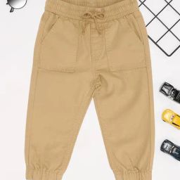Pantaloons Baby Boys Khaki Joggers-image-0