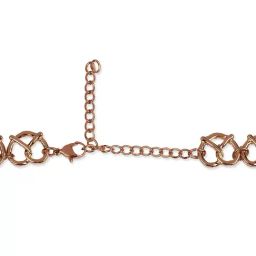 Prita by Priyaasi Prita Gold-Plated Twisted Linked Necklace image 2