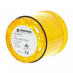 Werma Beacon Unit 840 Series Yellow Steady Effect 12-240 V AC/DC Filament Bulb AC DC IP54, 840.300.00-image-6