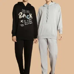 Vimal Jonney Black & Grey Printed Tracksuit - Pack Of 2-picture-20