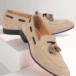 Fausto Men's Light Brown Boat Shoes-image-95