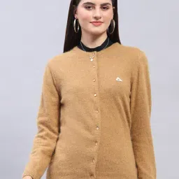 Monte Carlo Brown Wool Textured Cardigan-picture-46