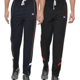 Vimal Jonney Multicolor Cotton Trackpants - Pack of 2-picture-42