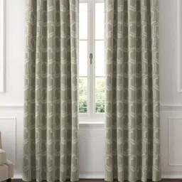 GM Olive Green Polyester Curtain - Set of 2-22