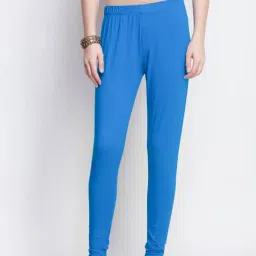 Dollar Missy Blue Cotton Leggings-image-47
