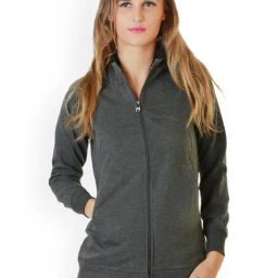 Belle Fille Dark Grey Textured Jacket-image-31