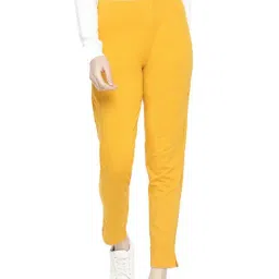 Dollar Missy Mustard Elasticated Trousers-30
