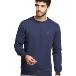 Wildcraft Navy Round Neck Sweatshirt-image-95