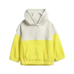 Cherry Crumble By Nitt Hyman Kids Grey & Yellow Solid Hoodie-image-27