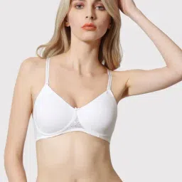 Van Heusen Comfort Fit Anti Bacterial Non Padded Shaper Bra - White-picture-29